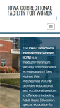 Mobile Screenshot of mitchellvilleprison.org